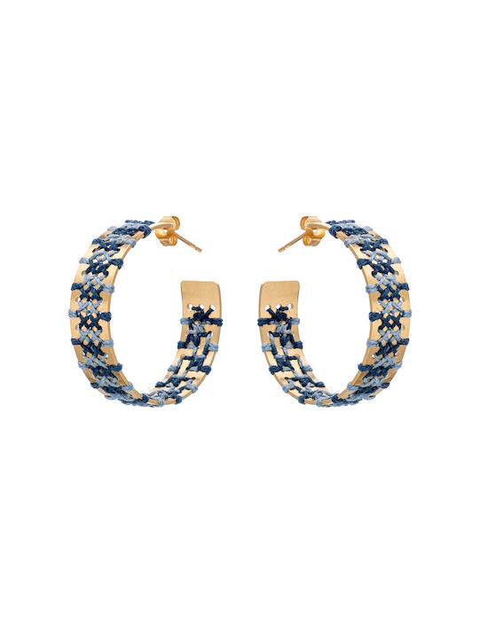 LifeLikes Earrings Hoops Gold Plated