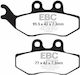 EBC Motorradbremsbeläge Vorderseite Für Gilera Läufer
