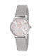 Marea Damen Uhr mit Silber Metallarmband