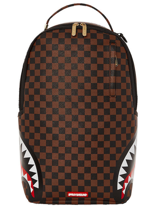 Sprayground Sip Side Sharks Tasche Rucksack Braun