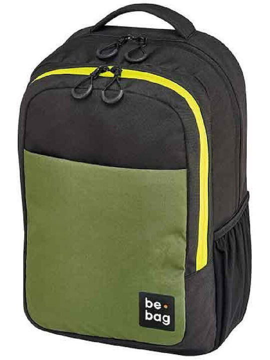 Herlitz Be Clever School Bag Backpack Elementary, Elementary Black with Water Bottle Holder 18Liters
