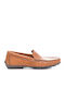 Δερμάτινα Ανδρικά Loafers σε Ταμπά Χρώμα