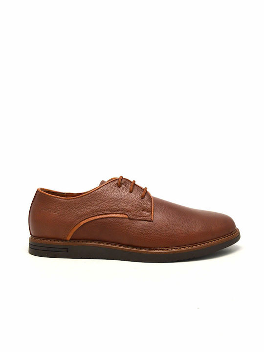 Softies Men's Anatomic Leather Casual Shoes Brown