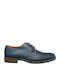 Leder Herren Freizeitschuhe Blau