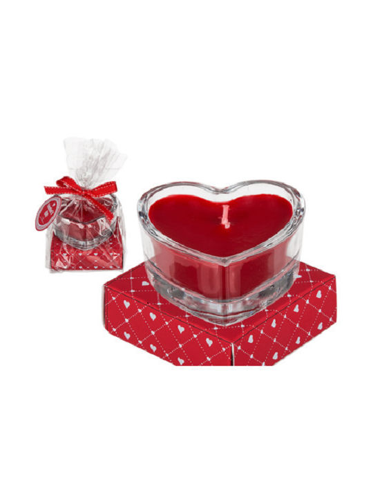 Out of the Blue Decorative Candle Jar Red 1pcs