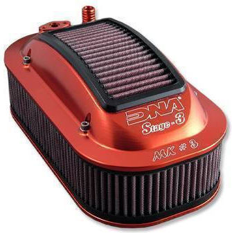 DNA Filters Motorcycle Air Filter AK-KT9MK3-S3DNA K Orange