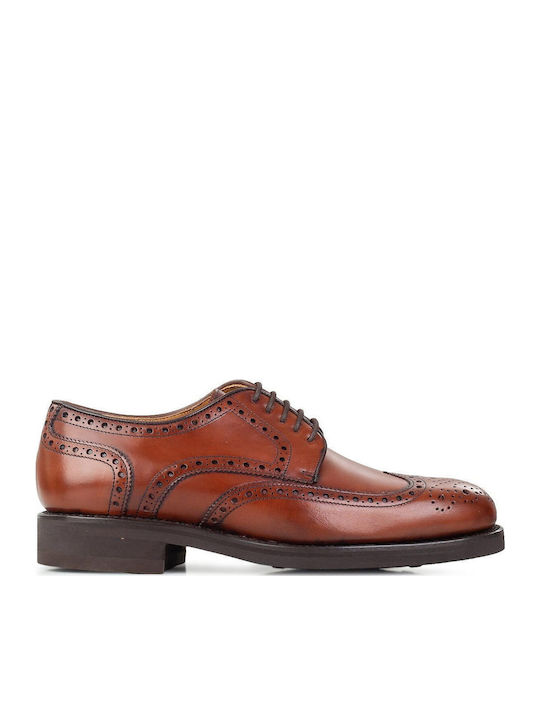 Leder Herren Mokassins in Tabac Braun Farbe