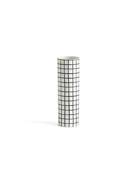 La Redoute Interieurs Διακοσμητικό Βάζο Keramik Weiß 8x8x25cm 1Stück