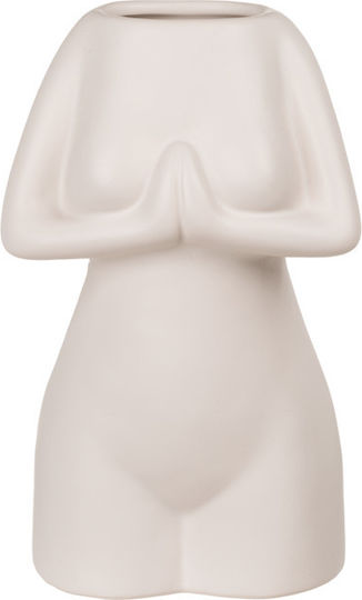 Out of the Blue Vază Ceramică Body Albă Φ6.3xÎ10.9cm