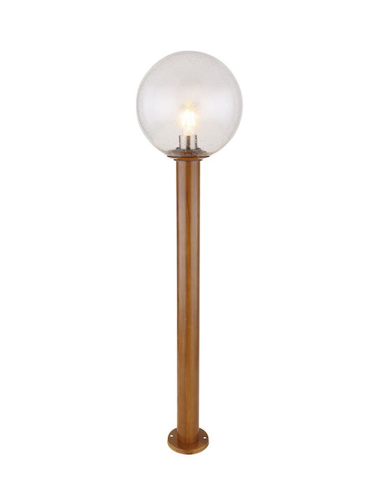 Globo Lighting Lampa Posta Pentru Exterior 15W IP44 Cu Bază De Bec E27 Maro