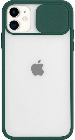 Technovo Camera Protection Back Cover Σιλικόνης Πράσινο (iPhone 12 mini)