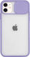 Technovo Camera Protection Back Cover Σιλικόνης Λιλά (iPhone 11 Pro)
