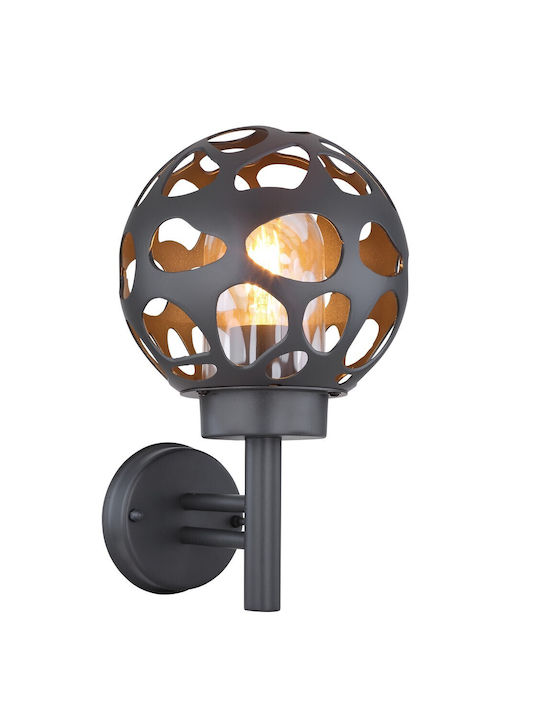 Globo Lighting Επιτοίχιο Εξωτερικό Φαναράκι E27 IP44 20x32.7εκ.