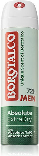 Borotalco Men Absolute ExtraDry Αποσμητικό 72h σε Spray 150ml
