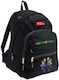 Takeposition School Bag Backpack Junior High-High School Black 24.1Liters