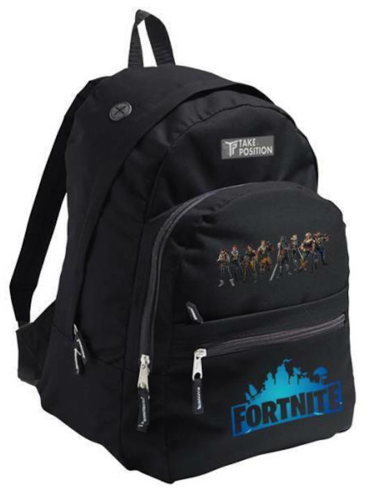 Takeposition School Bag Backpack Junior High-High School in Black color