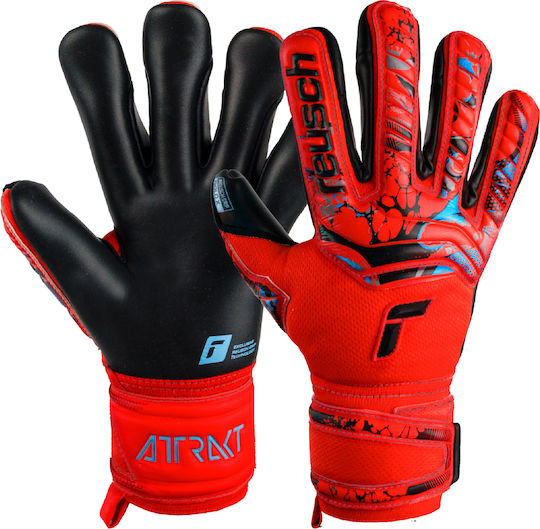 Reusch Attrakt Γάντια Τερματοφύλακα Παιδικά Κόκκινα