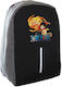 Takeposition School Bag Backpack Elementary, Elementary Black with Water Bottle Holder
