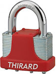 Thirard Steel Padlock Brass Combination 1pcs