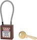 Thirard Plastic Padlock with Cable with Key 38mm 1pcs