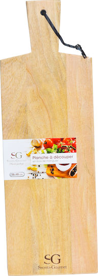 Secret de Gourmet Πλατώ Σερβιρίσματος Τυριών με Χειρολαβή Ξύλινο 48x16εκ.