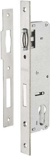 Thirard Recessed Lock Bilias with Cylinder and Center 8mm Silver