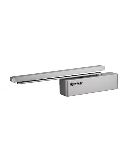 Thirard Μηχανισμός Επαναφοράς για Πόρτες έως 125cm Ασημί