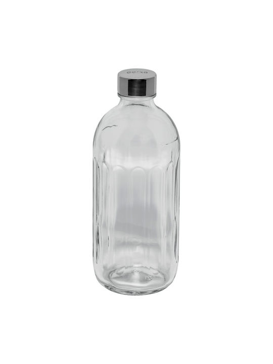 Flasche Wasser Glas mit Schraubverschluss Transparent 800ml