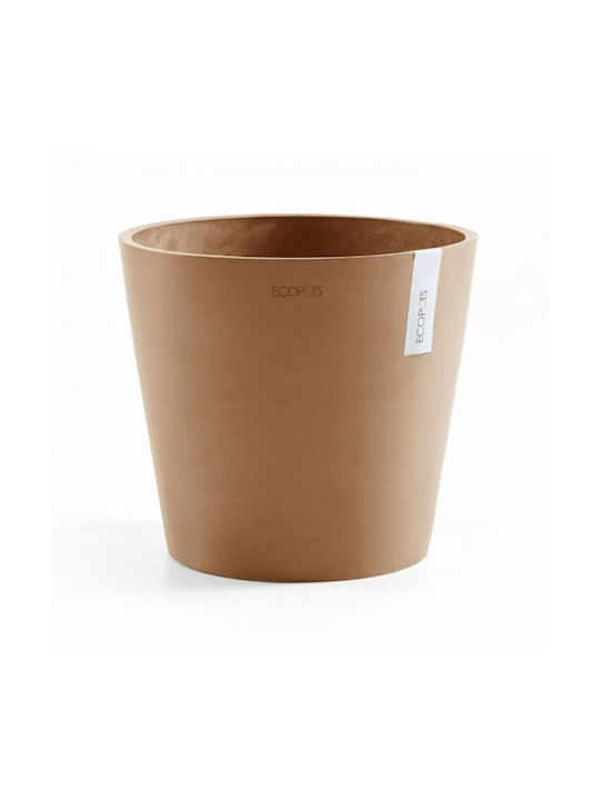 Ecopots Amsterdam Γλάστρα σε Καφέ Χρώμα 30x26.3cm