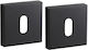 Thirard Rosette - Door Escutcheon Door Knobs Black