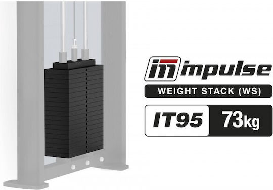 Impulse Πλάκες Βαρών IT95 160LBS 73Kg
