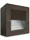 Arapidis Wall-Mounted Outdoor Ceiling Light G9 IP65 11.5x11.5x5εκ.