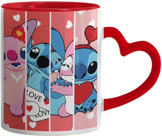 Koupakoupa Mug Ceramic Red 330ml