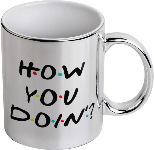 Koupakoupa Mug Ceramic Silver 330ml