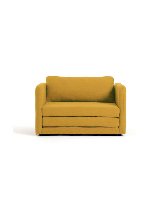 Doppelsitzer Sofa Bett Gelb 119x76x79cm