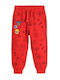 Παιδικό Pantaloni de trening Roșu 1buc