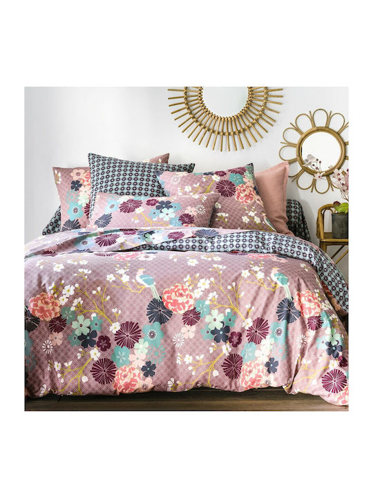 La Redoute Interieurs Bettbezug Baumwolle Doppelbett 200x200 Rosa
