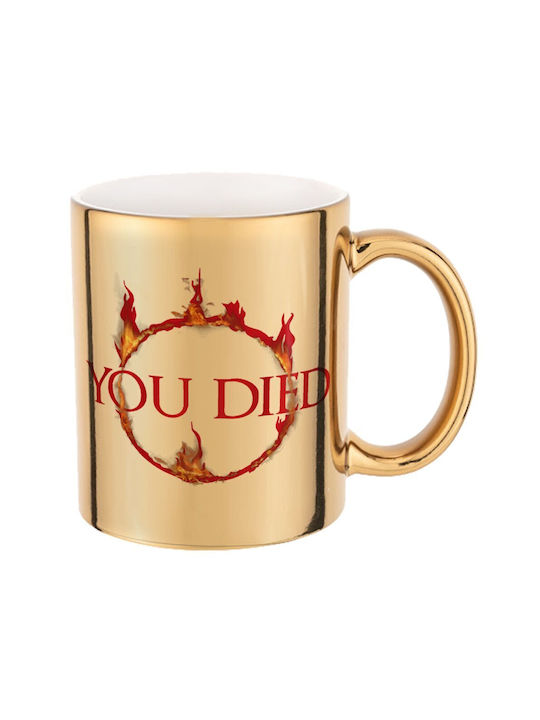 Koupakoupa Mug Ceramic Gold 330ml