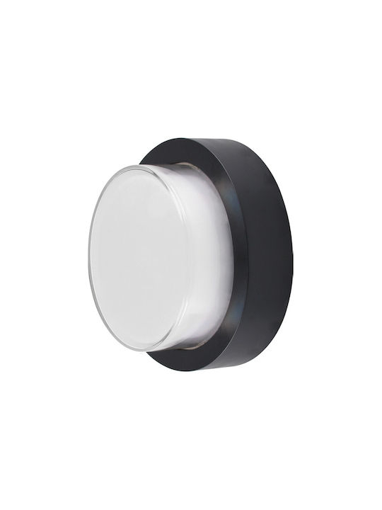Braytron Επιτοίχια Εξωτερική Πλαφονιέρα LED IP65 15W