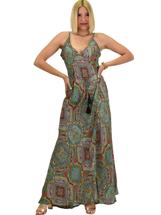 Potre Summer Maxi Dress Green