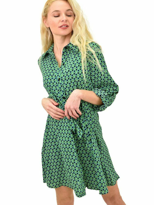 Potre Midi Shirt Dress Dress Green