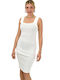 Potre Summer Midi Dress White