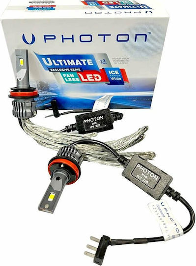 Photon Λάμπες H15 LED 6000K Ψυχρό Λευκό 12V 2τμχ