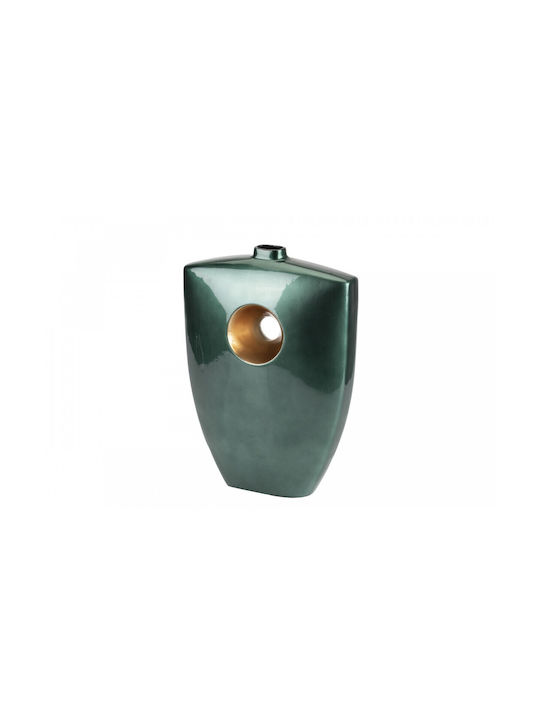 Garpe Vază Decorativă Ceramică Verde 27x12x38cm 1buc