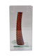 Sinialo Decorative Vase Orange 12x7x24cm