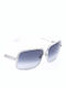 Dolce & Gabbana Unisex Sunglasses with White Metal Frame and Gray Gradient Lens DG2048 0628G