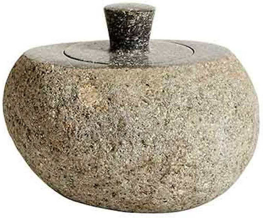 Muubs Stone Vase Gray 12x12xH10cm