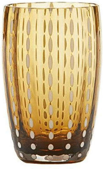 Zafferano Water Glass Set in Yellow Color 320ml 2 Pieces