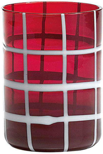 Zafferano Glas Wasser Kelch Rot 350ml