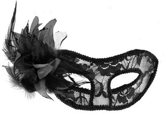 Maskarade BDSM Маска в Черен Цвят